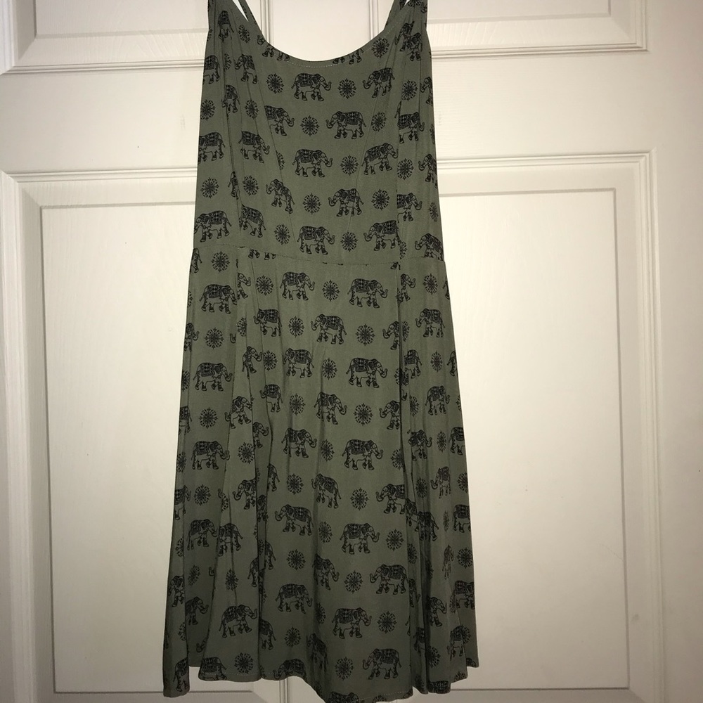F21 Elephant Print Dress
